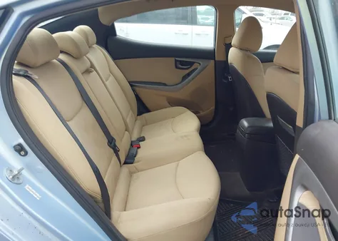 2011 Hyundai Elantra Gls (Ulsan Plant) from USA, damaged, VIN KMHDH4AE2BU097348